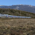 TGV POS 4408 near Artemare.