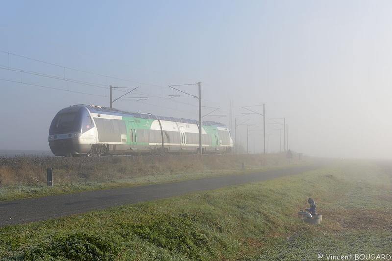 L'X76535 près de Clémentel.