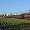 La Class 66208 à Beynost.