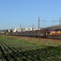 La Class 66208 à Beynost.