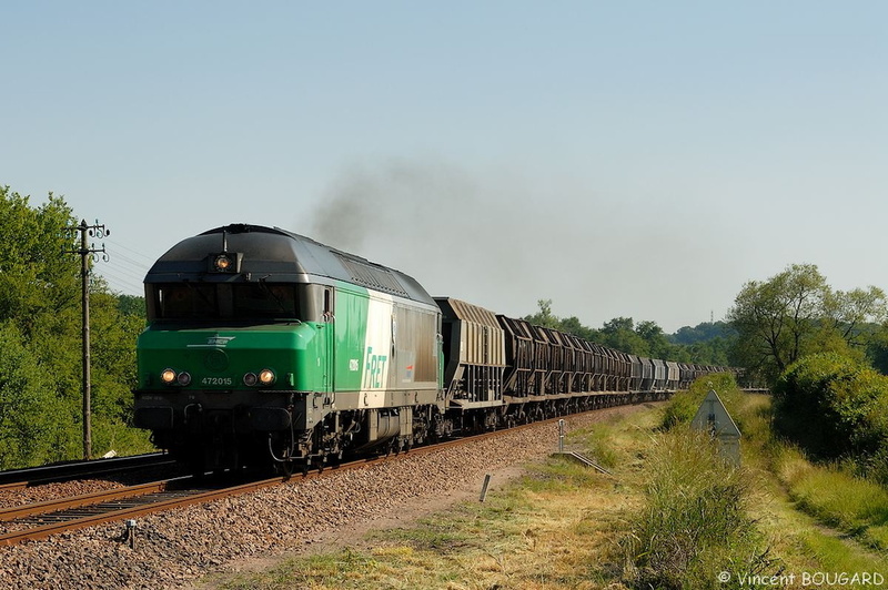 La CC72015 près de Blanzy.