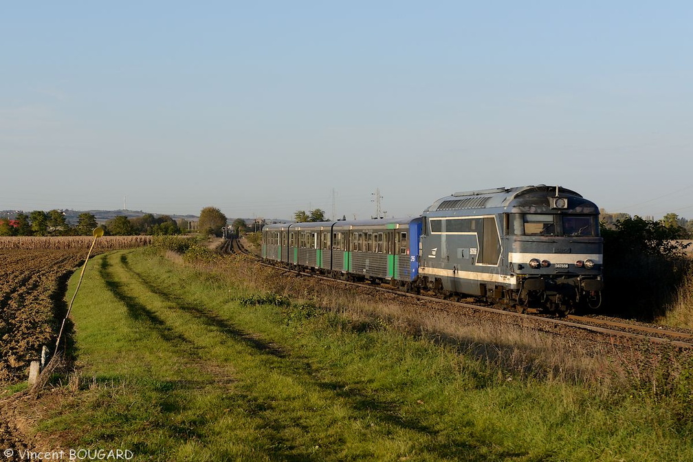 La BB67556 près de St Genès-du-Retz.