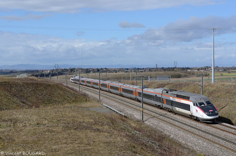 TGV IRIS 320 near Beynost.