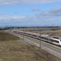 Le TGV IRIS 320 près de Beynost.