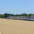 Les BB67351 et BB67345 près de Seuillet.