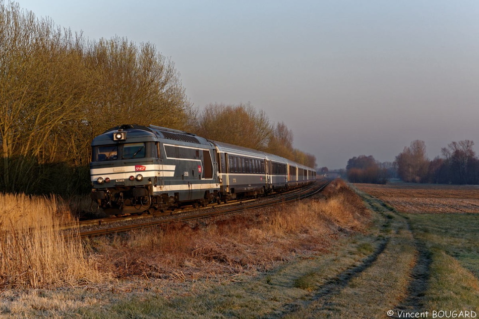 La BB67569 près de Mommenheim.